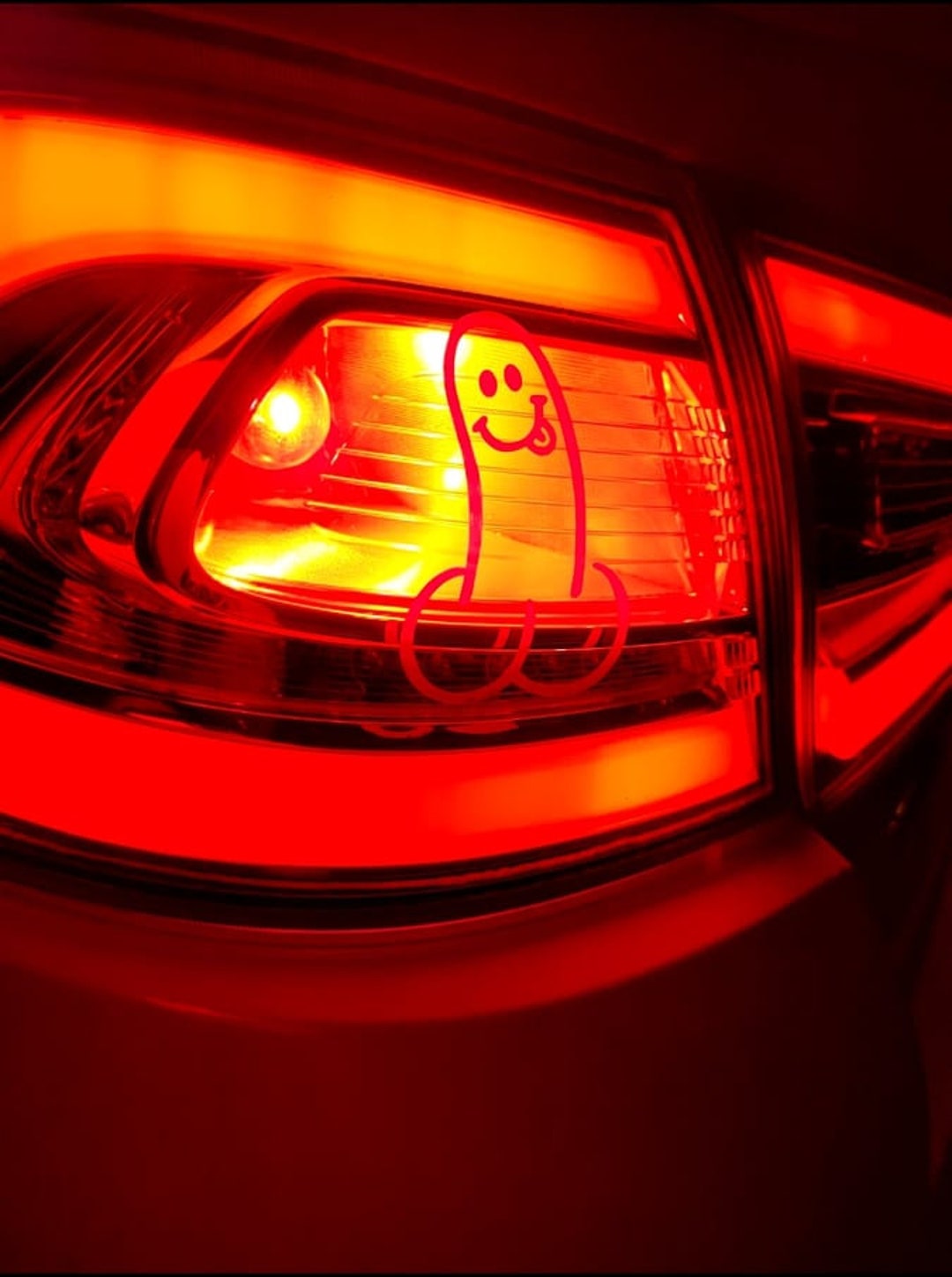 Funny Penis Brake Light Decal Gag Gift Sticker Boner Pecker Etsy