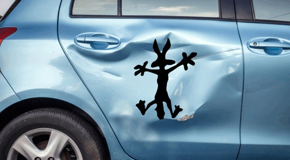 Road runner car decal deals