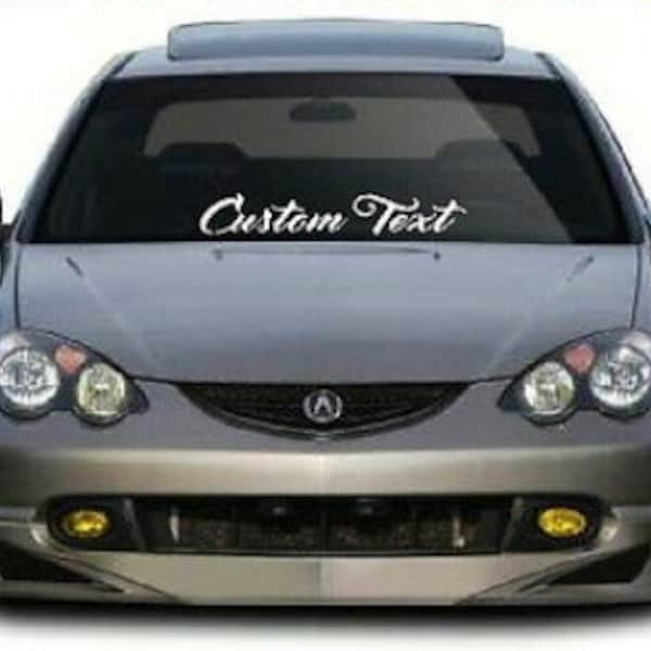 Custom Text Decal Sticker Vinyl Lettering Personalize Your Own Create