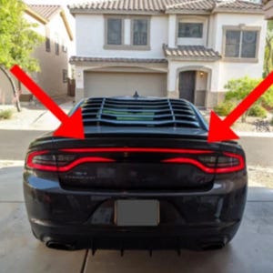Dodge Charger Taillight Decal STYLE D  2015+ Hellcat Scat Pack Mopar SRT SXT