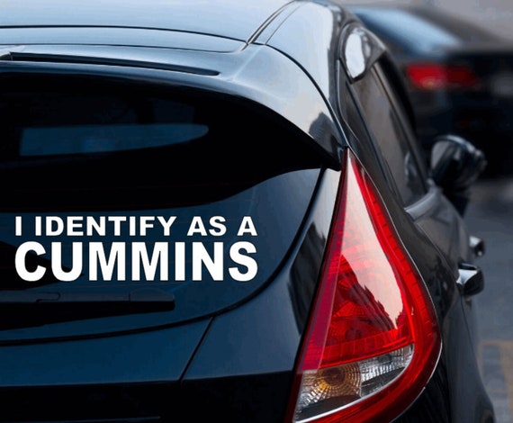 I Identify as a Cummins Prius Bumper Sticker Decal Powerstroke - Etsy I Identify as a Cummins Prius Bumper Sticker Decal Powerstroke - Etsy