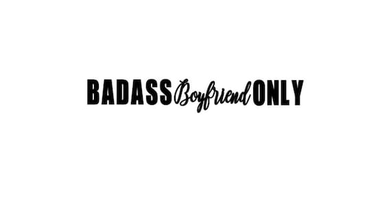 Badass Wife Only Decal Car Decal Wife Decal Badass Etsy