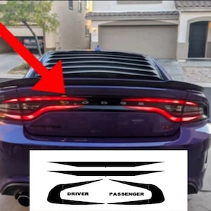 Dodge Charger tail light accent decal 2015+ hellcat scat pack mopar srt sxt rt