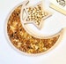 Crescent Star Tray - Perfect for Ramadan and Eid Decoration 