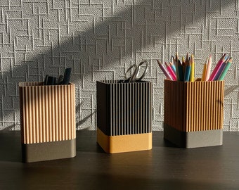 GANI - Pencil Holder table organiser, kids and pets safe home decor from recycled wood