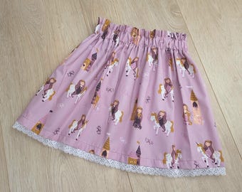 Paperbag-Rock Baby, Babyrock, Kinderrock, Rock für Kinder, Sommeroutfit, Outfit Hochzeit oder Taufe, Größe 80-116, Prinzessin, Mädchen