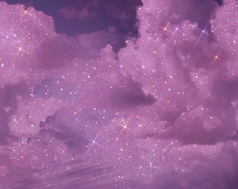 Animated Sparkle Clouds Aesthetic Glitter Sky Sparkle - Etsy