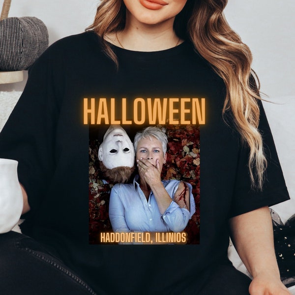 Halloween Michael Myers Laurie Strode T- Shirt