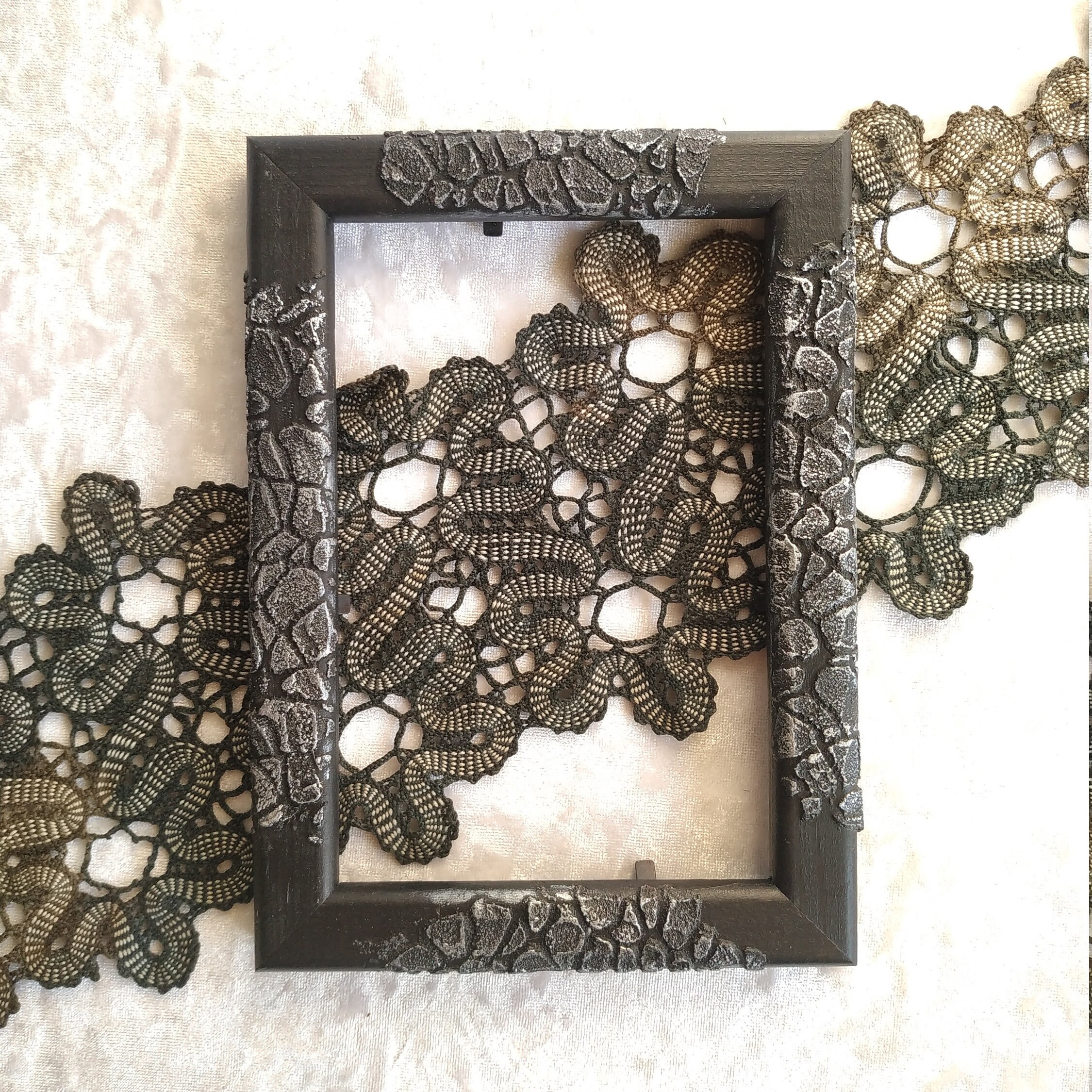 Black gothic frames for 4x6 inches photo goth wall or table Etsy