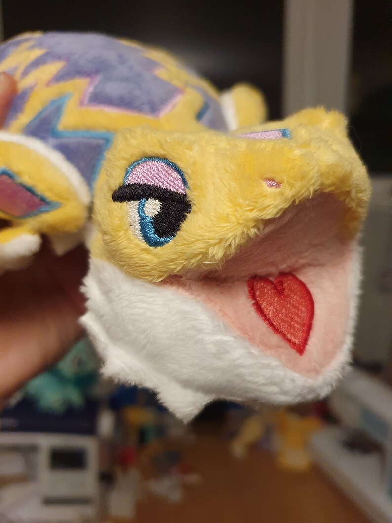 kawaii bearded dragon plush