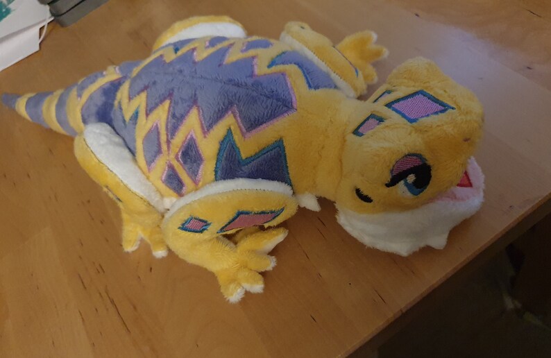 kawaii bearded dragon plush