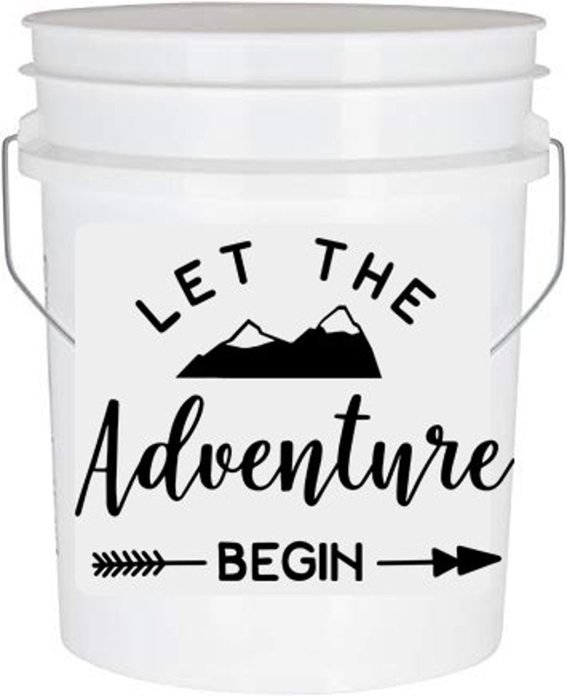 Camping Bucket Decals Lighted Camping Bucket Decals Etsy Canada