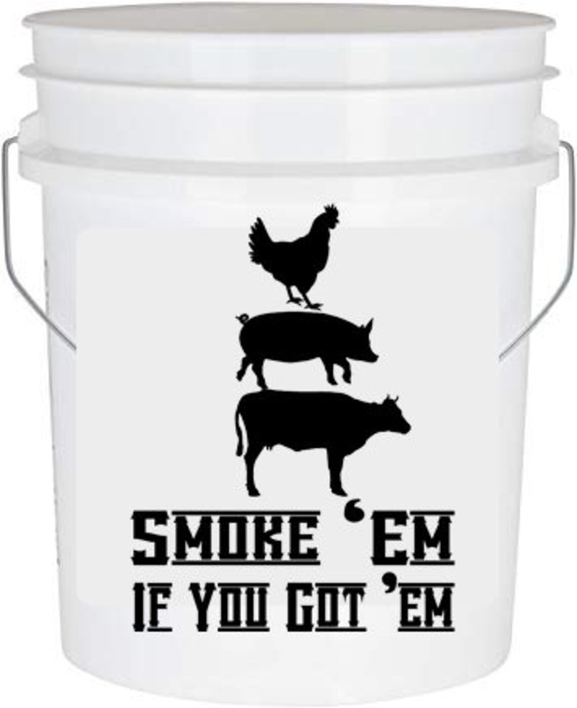 Grilling Buckets Decals Decals Grill Master Father's Etsy