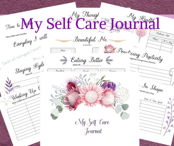 My Self Care Journal  Women  Self Care Journaling