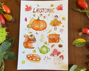 Magical Autumn Map