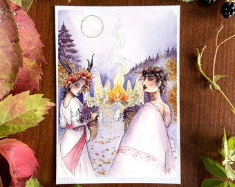Samhain Festival Card