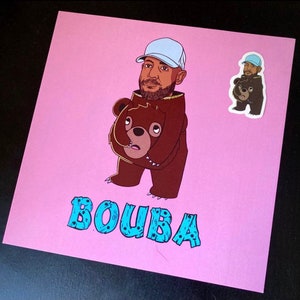 Booba digitale Illustration + Aufkleber