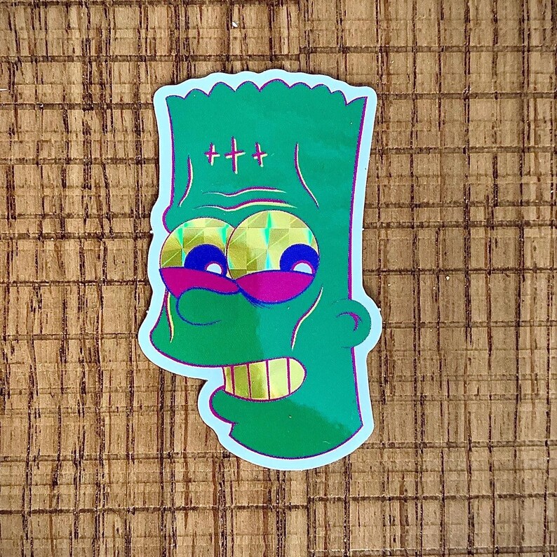 Bart Simpson - STICKER - Etsy