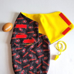 Faixa de bebê do San Francisco 49ers, manta para bebê, presente para bebê do San Francisco 49ers