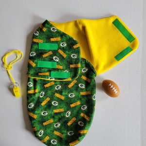Green Bay Packers Baby Swaddle Sack, Wickeltuch, Green Bay Packers Babygeschenk
