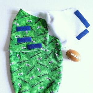 Manta para bebé de los Seattle Seahawks, fular para bebé, regalo para bebé de los Seattle Seahawks
