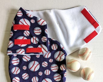 Baseball Baby Swaddle Sack, Baseball Baby Wrap, Baseball Baby Gift