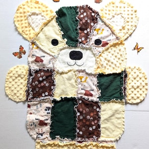 Woodland, Waldtier Baby Decke: Flanell & Minky Baby Decke, Kleinkind Kuscheldecke