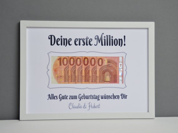 Personalisiertes Geldgeschenk Deine Erste Million Karte Etsy de personalisiertes-geldgeschenk-deine-erste-million-karte-etsy-de