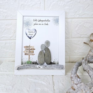 New Diamond Wedding 60th Wedding Anniversary Gift Anniversary Diamond Wedding Love Picture Pebblestone Picture Pebbleart Decoration Personalizable