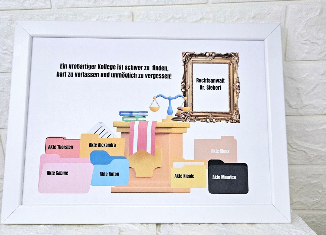 New Farewell Gift Colleague Colleague Boss Gift Farewell Lawyer Tax ...