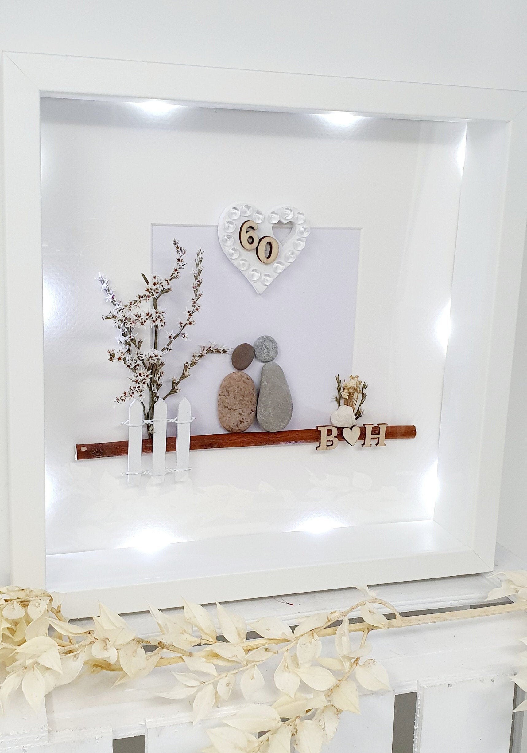 Diamant Hochzeit Geldgeschenk Kleeblatt Personalisierung 11cm Oder 16cm Holz