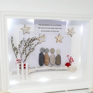 Gift Best Friends Best Friend Friendship Picture Gift Idea Christmas Gift Stone Picture Pebble Decoration Customizable