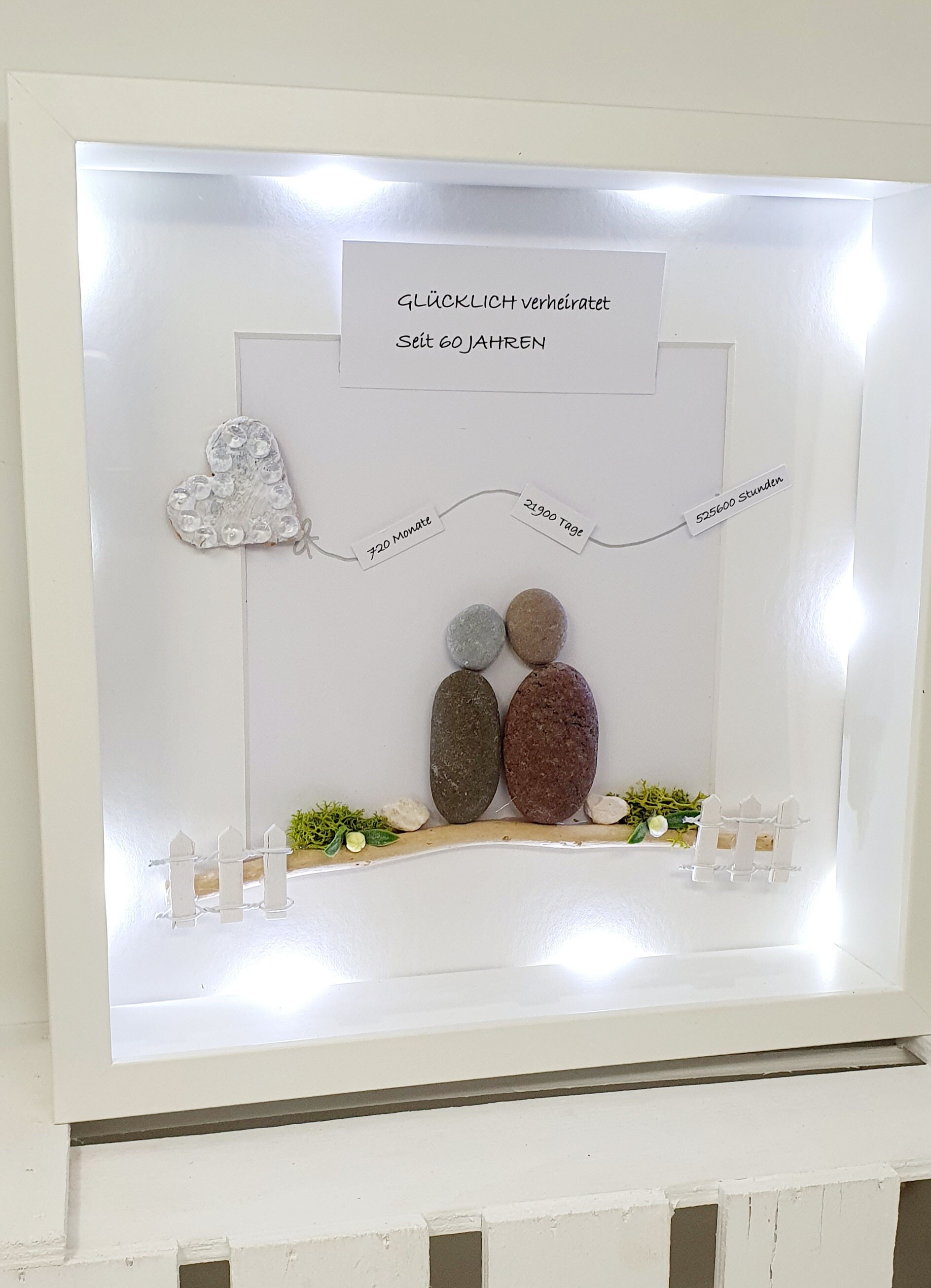 Geschenk zur Diamant Hochzeit 60. Hochzeitstag 60. Jahrestag | Etsy