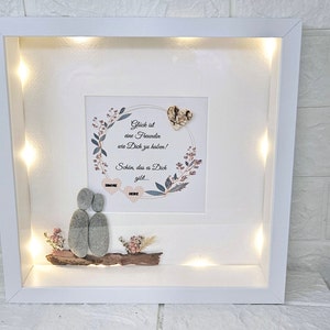 Gift best friend boyfriend girlfriends desired text birthday gift Christmas gift pebble picture picture pebbleart personalized