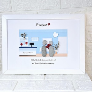 Cadeau dokter psychotherapeut dankbaarheid beste dokter beste dokter dokterskantoor ziekenhuis kiezelsteen foto steen foto foto decoratie gepersonaliseerd