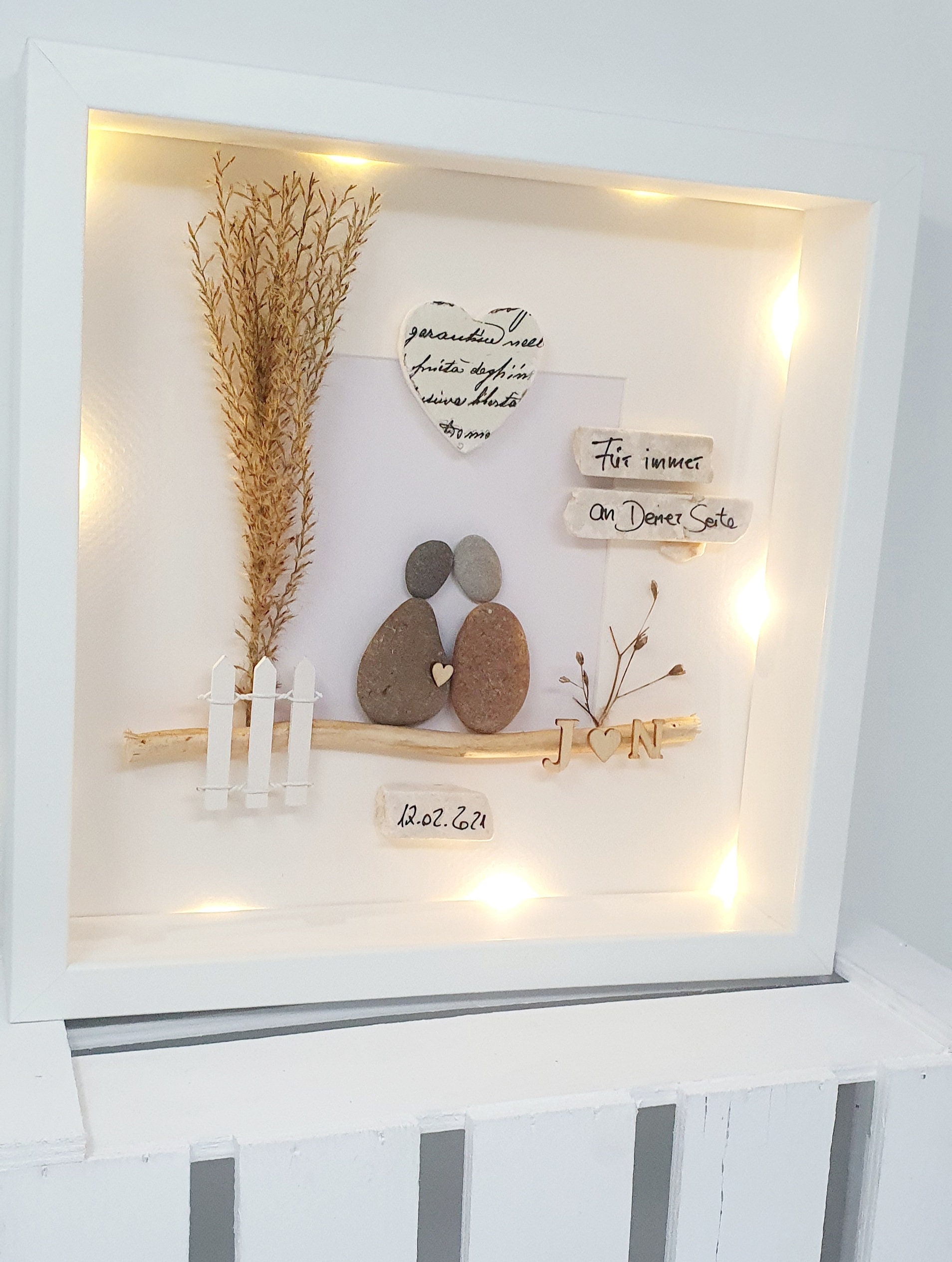 Geschenk Papierhochzeit 1. Hochzeitstag 1. Jahrestag Etsy