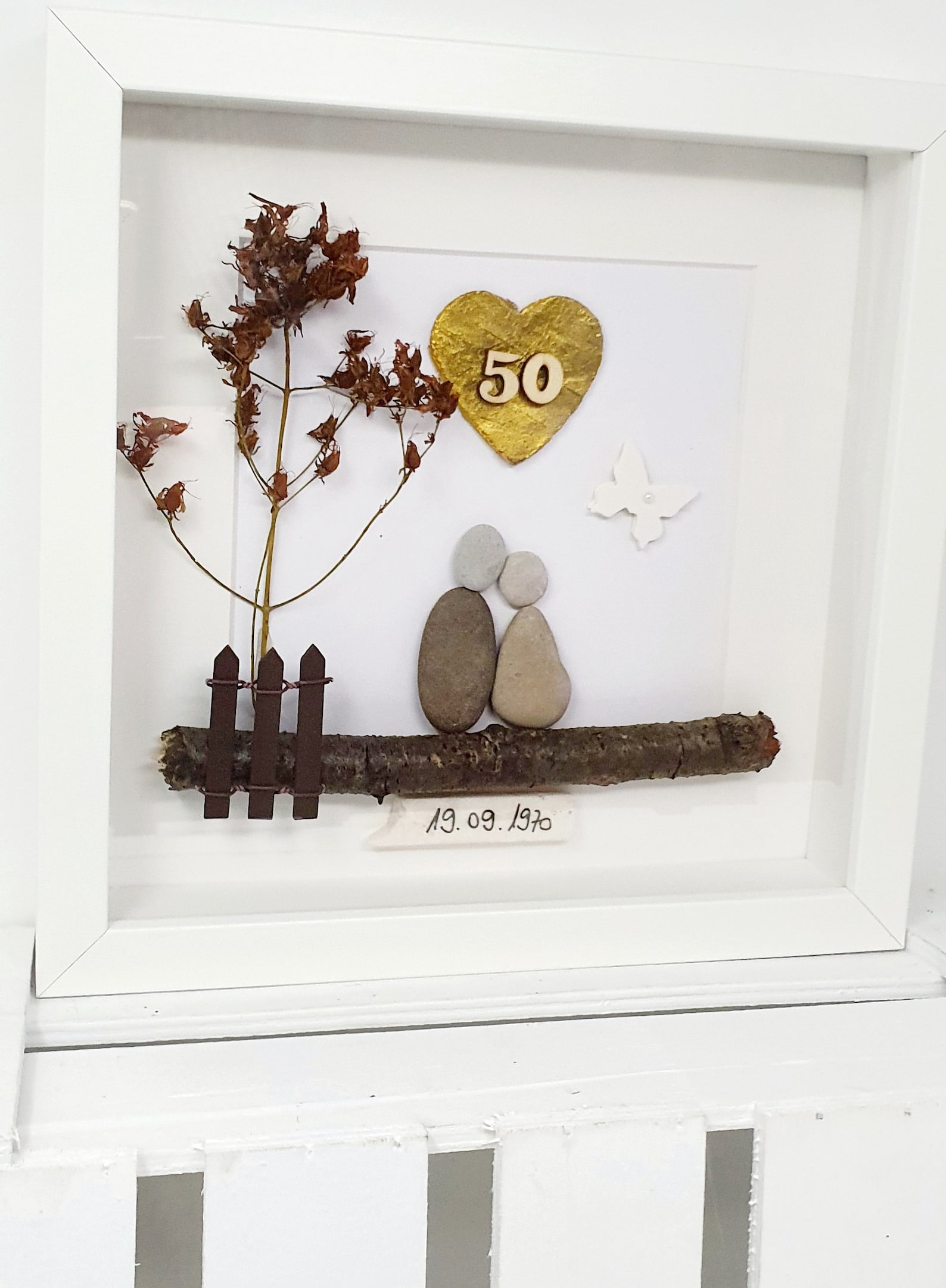 50 Hochzeitstag Selbstgemacht Geschenk Goldene Hochzeit Geschenk Goldene Hochzeit 50 Hochzeitstag Jahrestag Eheglück - Etsy.de