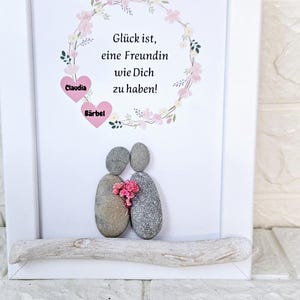 Gift best friend boyfriend girlfriends desired text birthday gift Christmas gift pebble picture picture pebbleart personalized