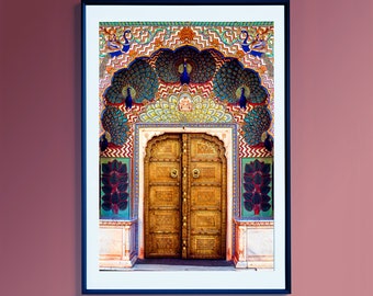 Peacock Gate Photograph // Jaipur Palace // Jaipur // Rajasthan // India // Wall Art