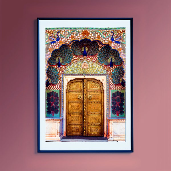 Peacock Gate Photograph // Jaipur Palace // Jaipur // Rajasthan // India // Wall Art