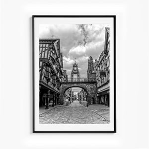Chester Eastgate Clock // Chester Photography Print // Black and White Photography // Wall Art // Clock Tower // Chester Clock