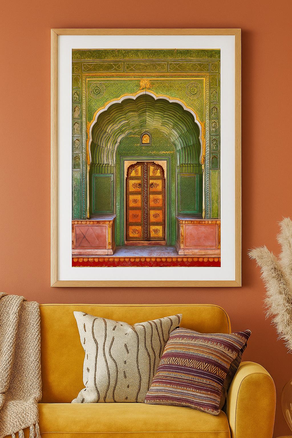 Jaipur Palace Doorway Prints (set of 4) – Ornate Indian