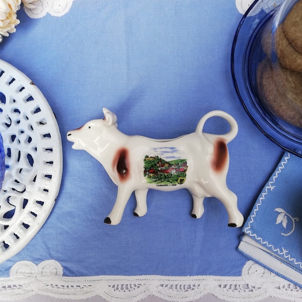 Cow Gravy Boat Etsy