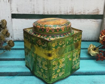 Magnificent Vintage Tin Box ~ DODO Canister ~ Tea Container Made in England