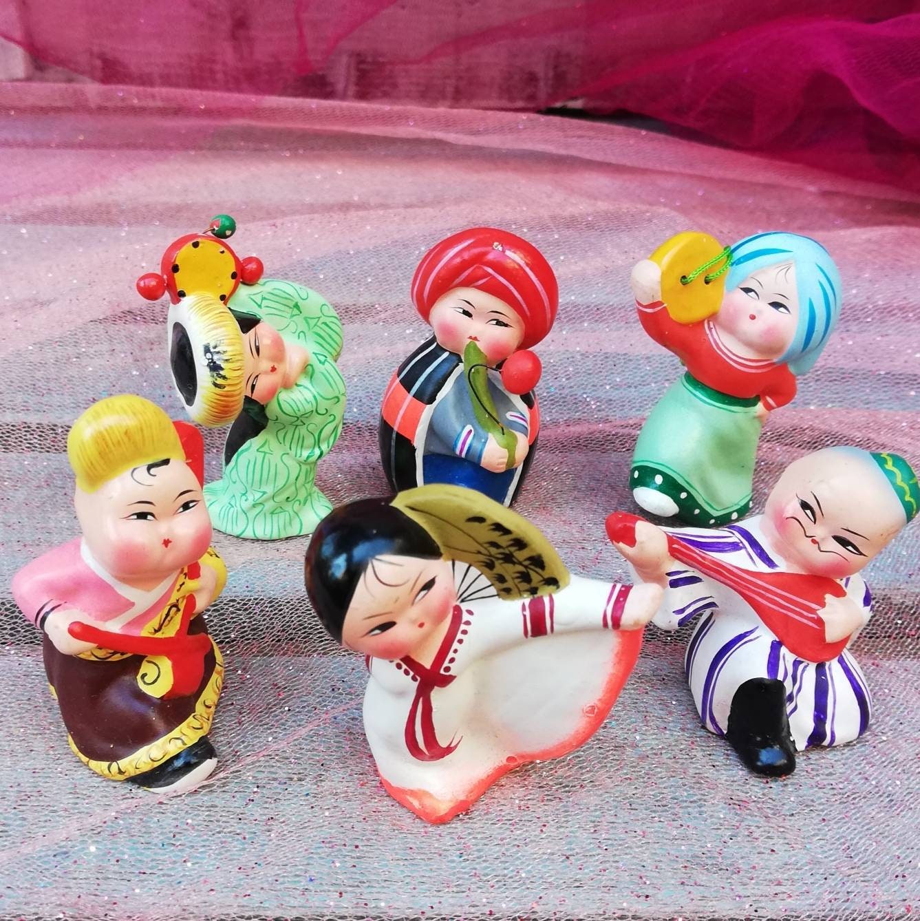 Cruisin’ クルージン Vol.020〜029 9冊セット ※025欠品 Vintage Huishan Clay Figurines, Wuxi Musicians, Original Box Set