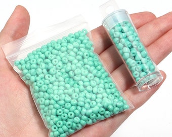 4 mm Glasperlen, glasiert: Pastel Bastelbedarf (1400 Stück)