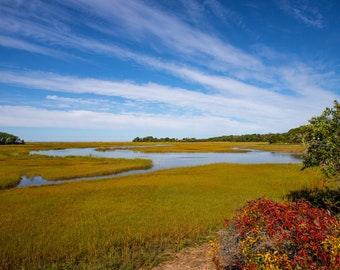 Boat Meadow River-Eastham-Cape Cod, Digital Download-Instant Download-Digital Cape Cod Art-Cape Cod Landscape download, wall art