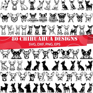 Chihuahua SVG Bundle, Chihuahua Mom svg, Chihuahua Dad,Chihuahua dxf, Chihuahua png, Chihuahua vector,Chihuahua outline,Chihuahua clipart