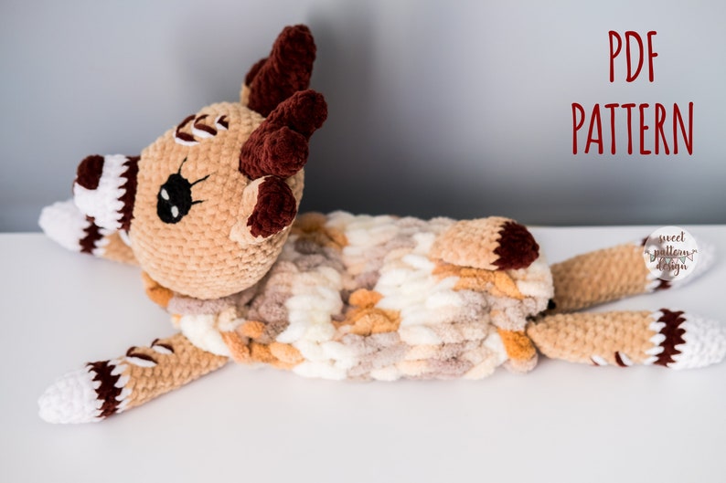 Amigurumi Deer Pajamas Bag Pattern, Amigurumi Pattern, Crochet PDF Pattern, Tutorial Amigurumi, Amigurumi Deer, Deer Pattern, Amigurumi Bag image 4