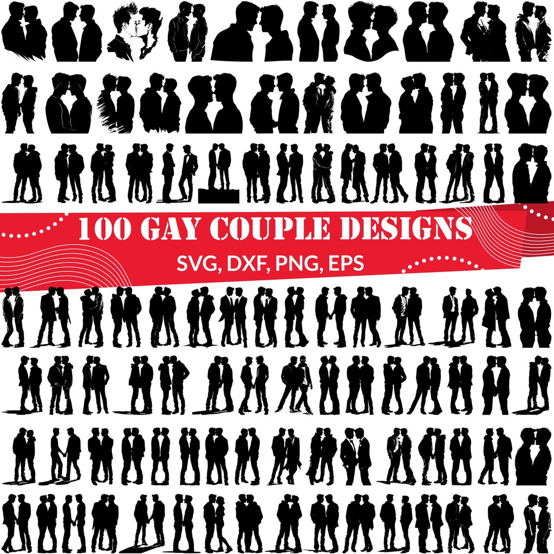 Gay Couple SVG Bundle, Homosexual Svg, Gay Svg, Gay Couple Dxf, Gay ...